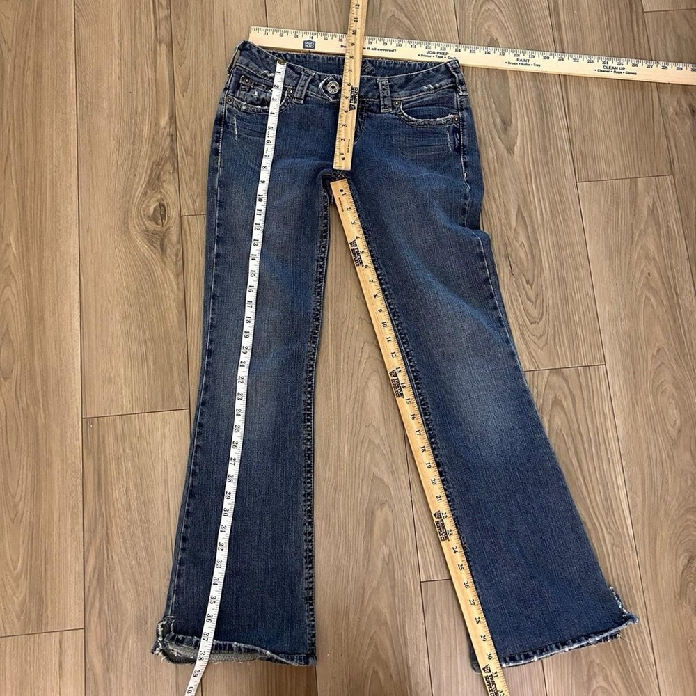 ULTRA LOW RISE FLATE JEANS - Picture 6 of 8